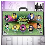 Batman Retro Comic Art Green Action Figures Carry Case